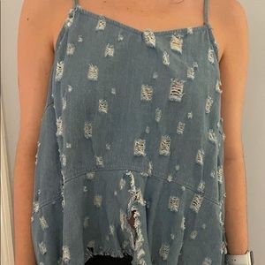 denim tank